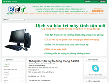 Tablet Screenshot of baotrimaytinh.biz